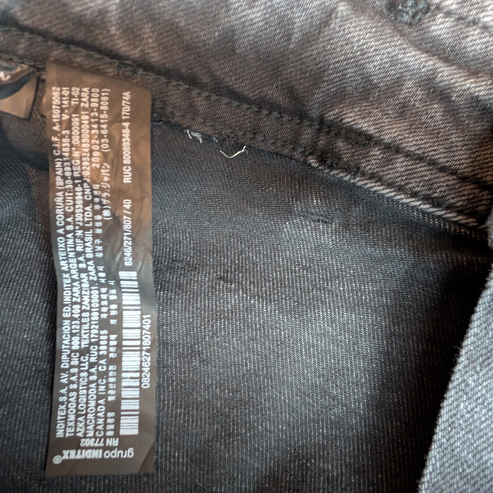 Pre-owned Black Wide-Leg Jeans - Picture 8 of 8